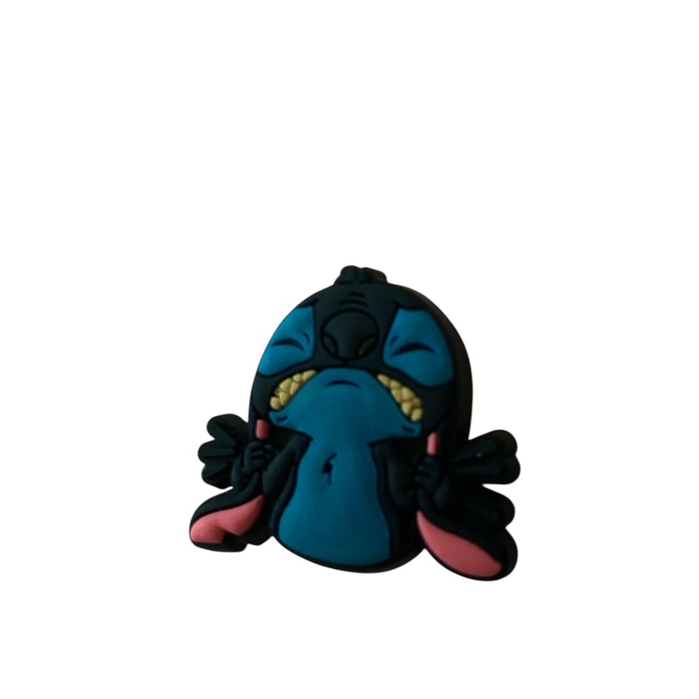 Frustrated Stitch Croc Charm